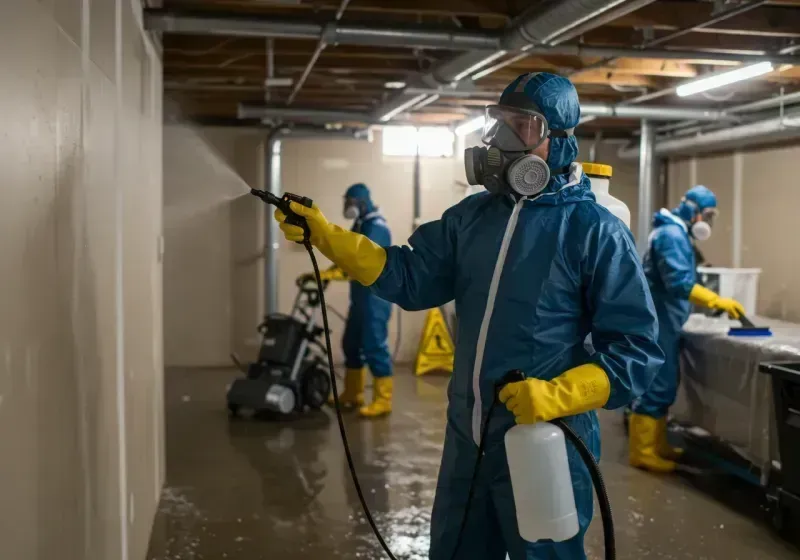 Basement Sanitization and Antimicrobial Treatment process in Umatilla County, OR